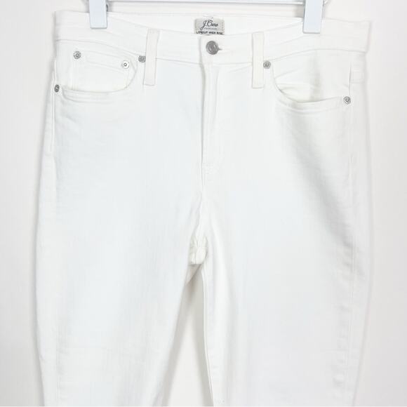 J. Crew Lookout High Rise Skinny Crop Jean in White - Picture 3 of 9